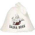 Sauna de baño de sauna de lana unisex fieltro